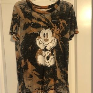Acid wash Mickey Tee